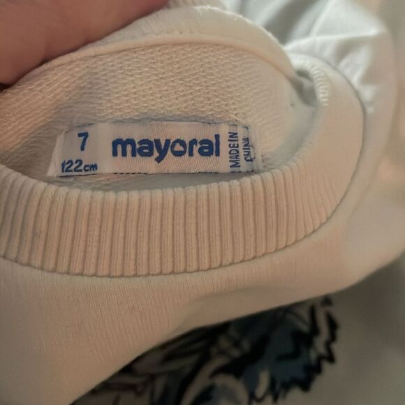 Mayoral Tiger Graphic Sweatshirt size 7 - Picture 5 of 5